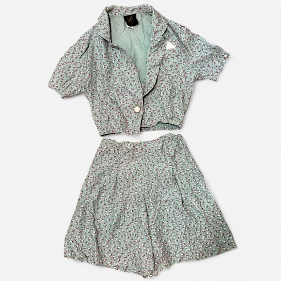 VA Victoria Ashely Vintage 90s Matching Set - Picture 1 of 7